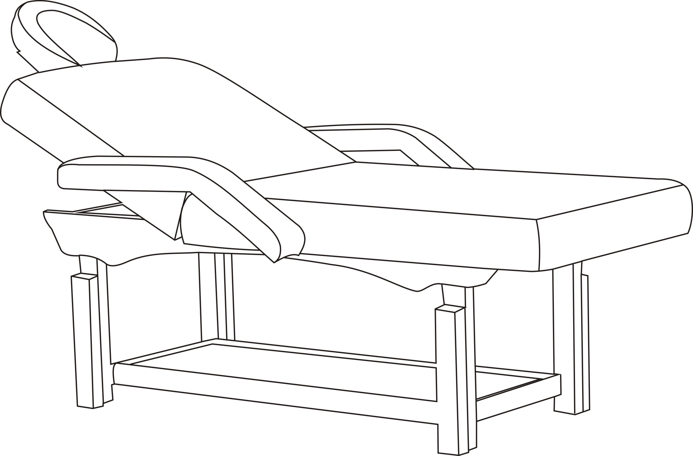 Dimension for Tripti Facial Cum Massage Table