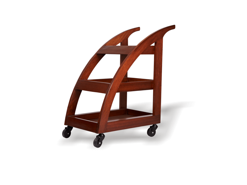 Dhanur Wooden Spa Trolley