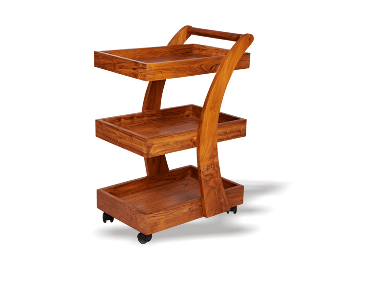 Neel Wooden Spa Trolley