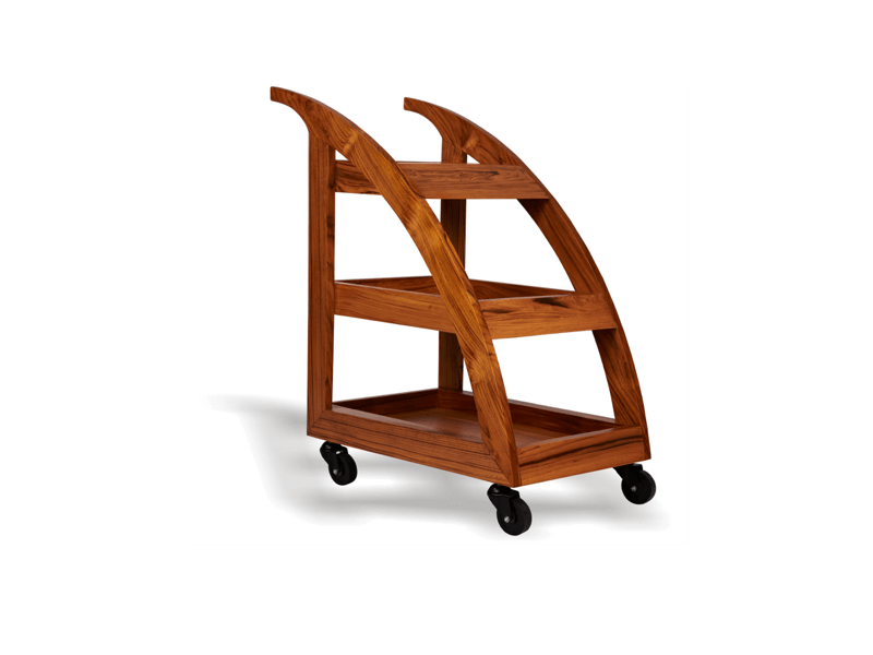 Dhanur Wooden Spa Trolley