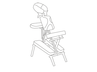 Dimension for Neck & Back Massage Chair