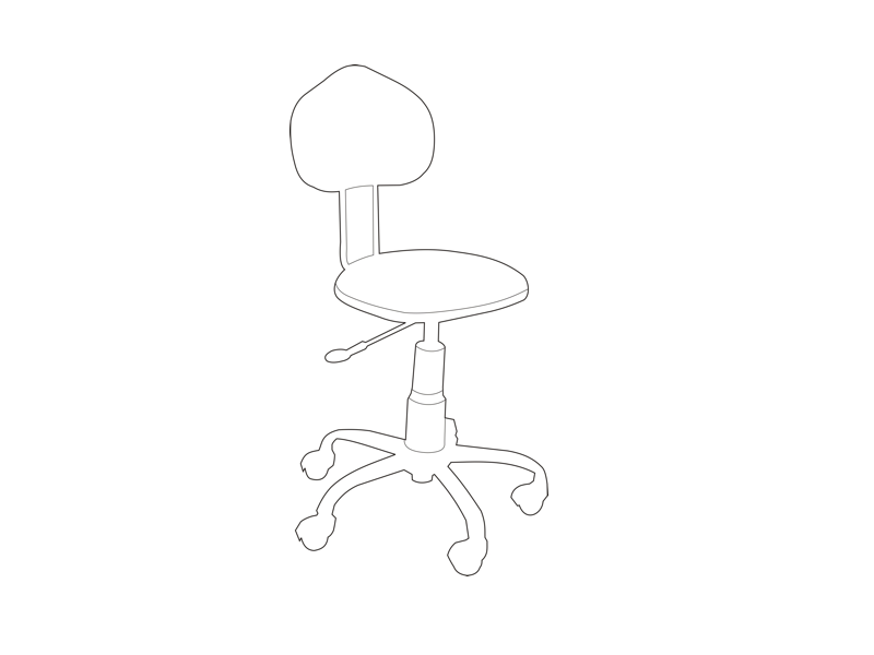 Dimension for Spa Stool With Backrest