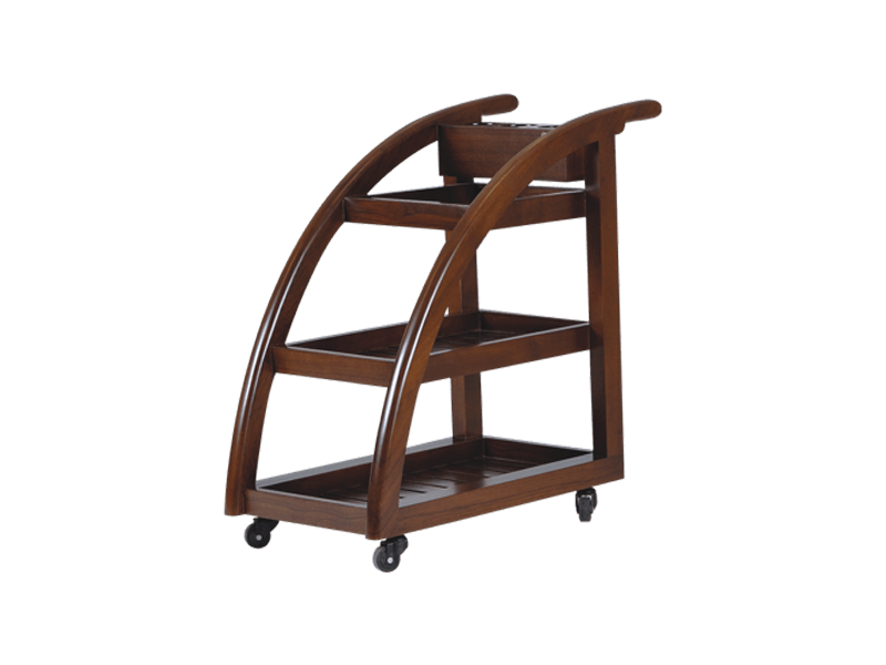 Naino Wooden Spa Trolley