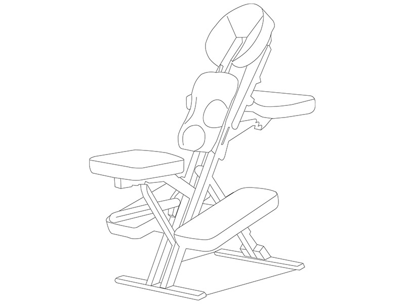 Dimension for Neck & Back Massage Chair