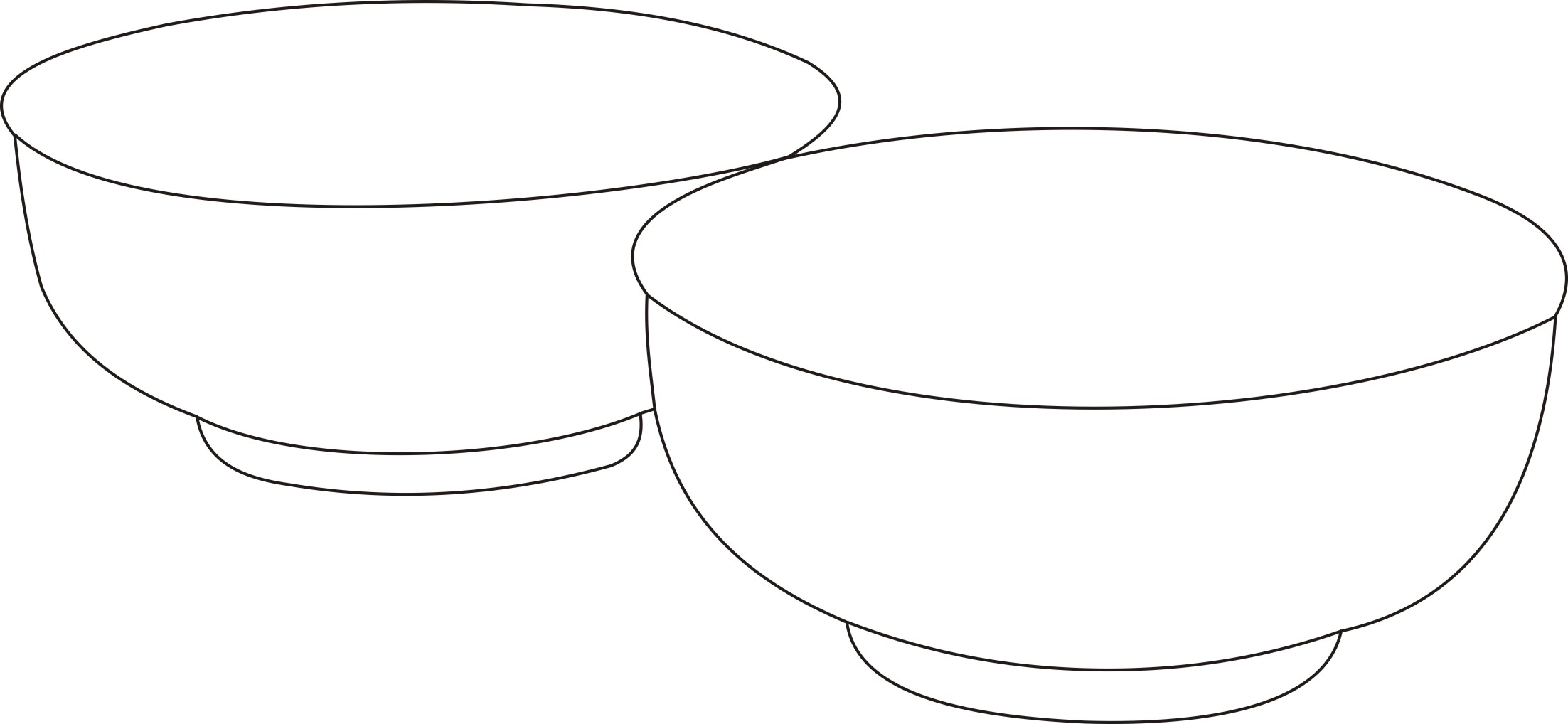 Dimension for Powder Coated Pedicure Bowls