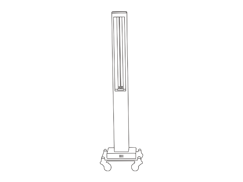 Dimension for UV-C Disinfection Tower